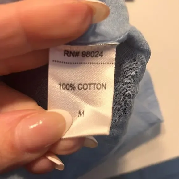 NWT Love the Label Cut Out Midi Dress in Blue Ombre Medium